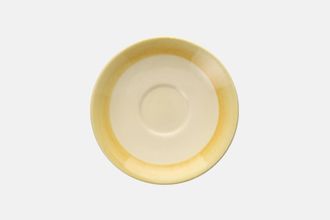 Poole Fresco - Yellow Tea Saucer 5 7/8"