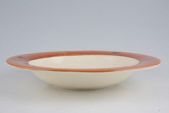 Poole Fresco - Terracotta Rimmed Bowl Shades may vary 9 3/4"