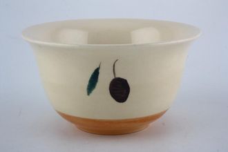 Poole Fresco - Terracotta Rice Bowl Pattern Outside, Shades may vary 4 7/8"