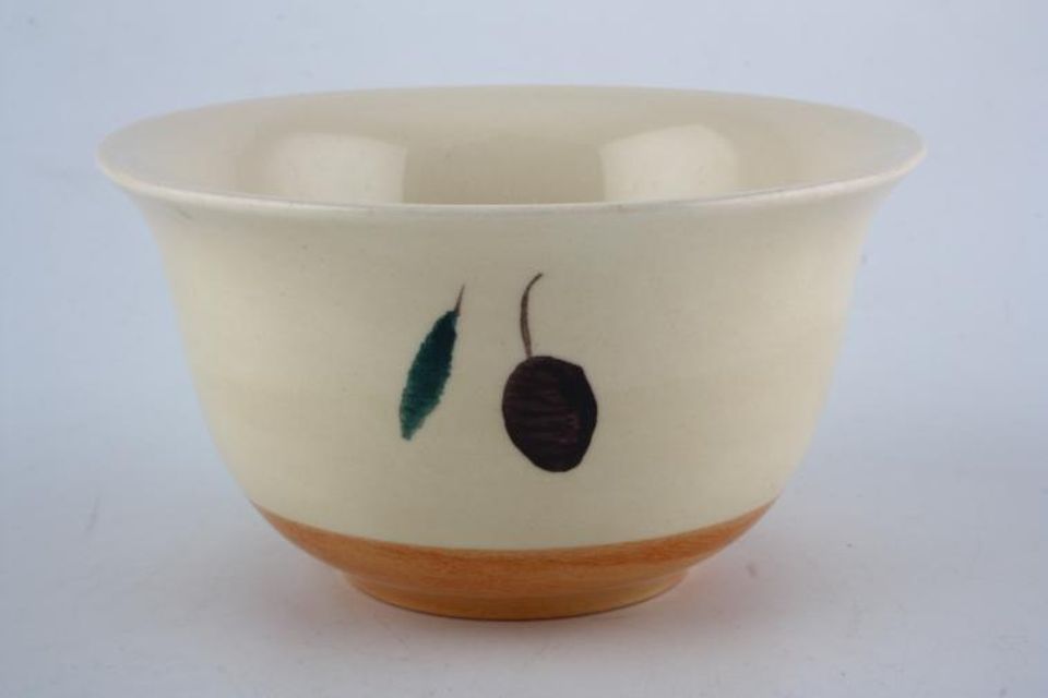 Poole Fresco - Terracotta Rice Bowl Pattern Outside 4 7/8"
