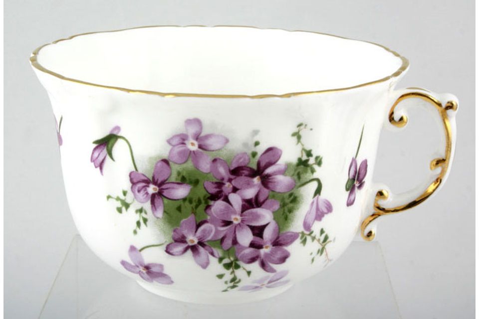 Hammersley Victorian Violets - Acorn over Crown Breakfast Cup 4 1/4" x 2 3/4"