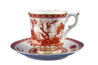 Crown Staffordshire Indian Tree - Coral