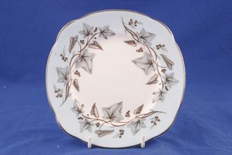 Duchess Blue and white china with brown ivy leaves