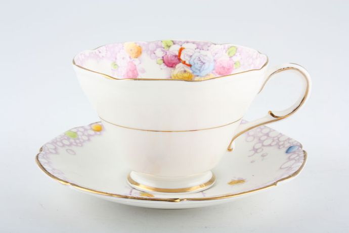 Fine Bone China, Queen Anne Summer Rose Porcelain Set for 6